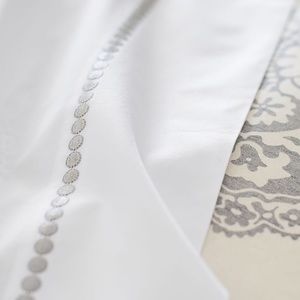 Pottery Barn Embroidered Sheet Set